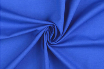 Baumwollwebware, Fahnentuch, uni, royalblau, 0,5 m